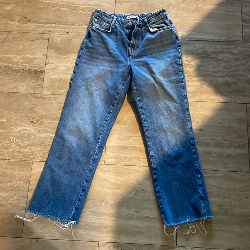Zara straight jeans